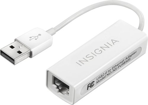  Insignia™ - USB 2.0-to-Ethernet Adapter - White