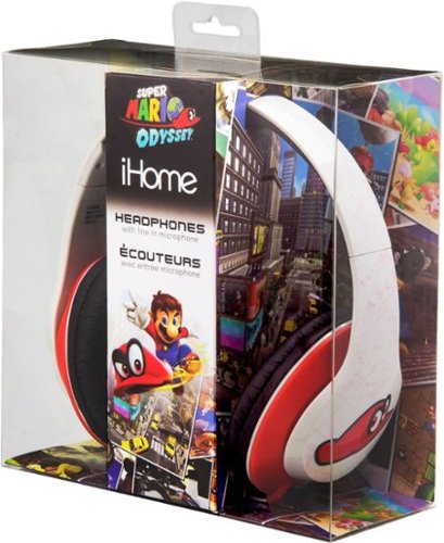 KIDdesigns eKids Mario Co Branded Headphones - White HOW TO BUY