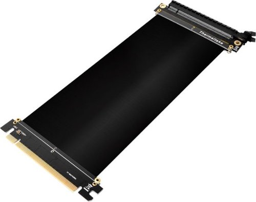  Thermaltake - Gaming PCI-e 3.0 x16 Riser Cable - Black