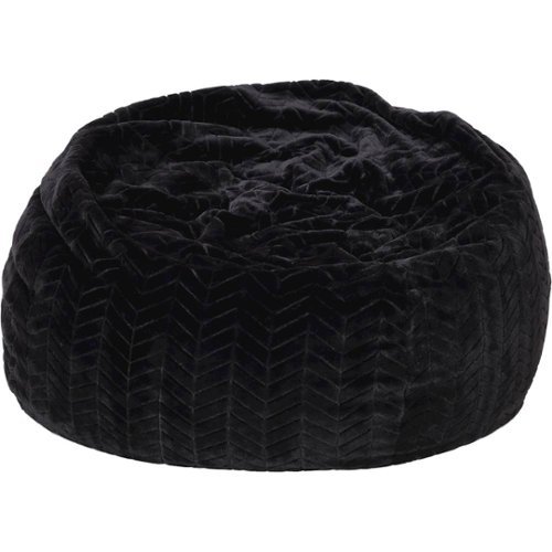 Noble House - Ardmore Bean Bag - Black-Front_Standard 