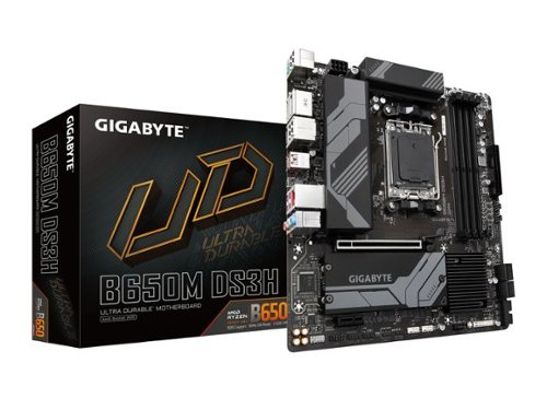 GIGABYTE B650M DS3H (Socket AM5) USB 3.2 Gen2 AMD Motherboard - Black WORLDWIDE DELIVERY