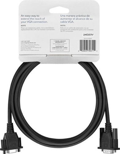 Insignia™ 10' Monitor VGA Extension Cable - Black BUY IN MIDDLE EAST