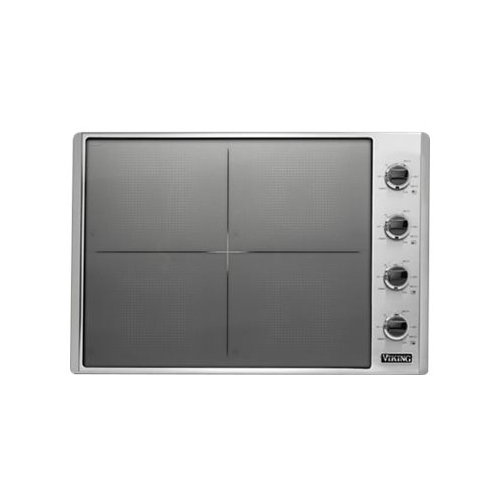 Viking - Professional 5 Series 30" Electric Induction Cooktop - Stainless Steel/Transmetallic Glass