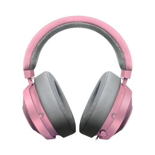 Razer - Kraken Wired Stereo Gaming Headset - Quartz Pink-Front_Standard 