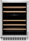 Dacor - 46-Bottle Built-In Dual Zone Wine Cooler, Handle Sold Separately - Stainless Steel-Front_Standard