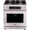 Dacor - Professional 5.2 Cu. Ft. Self-Cleaning Freestanding Dual Fuel Convection Range, Liquid Propane - Silver Stainless Steel-Front_Standard