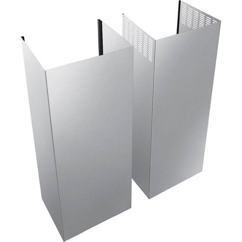 Samsung - Chimney Hood Extension Kit for Select 30" and 36" Range Hoods - Stainless Steel