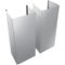 Samsung - Chimney Hood Extension Kit for Select 30" and 36" Range Hoods - Stainless Steel-Angle_Standard