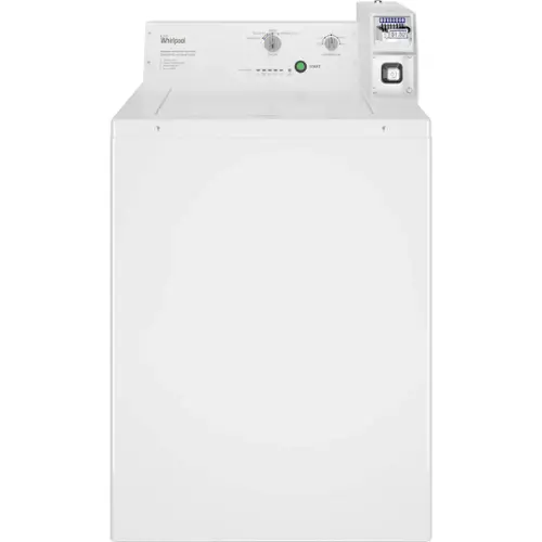 Front. Whirlpool - 3.3 Cu. Ft. High Efficiency Top Load Washer with Deep-Water Wash System - White.