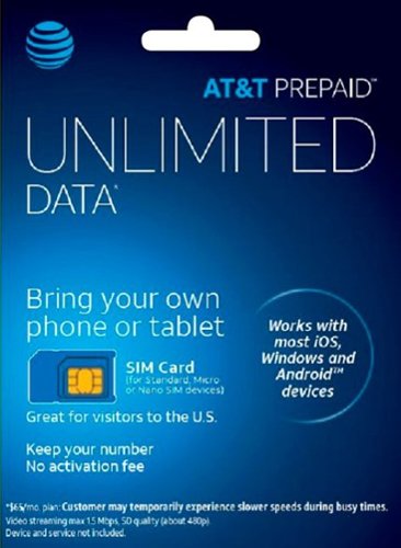  AT&amp;T Prepaid - SIM Kit