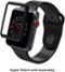 ZAGG - InvisibleShield® Glass Curve Elite Screen Protector for Apple Watch Series 3 42mm - Clear/Black-Angle_Standard
