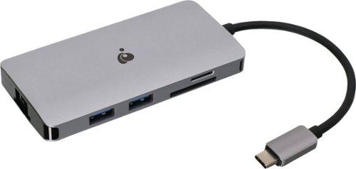 IOGEAR - Travel Dock USB-C Docking Station - Space Gray-Front_Standard