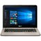 ASUS - VivoBook 14" Laptop - AMD A9-Series - 8GB Memory - 1TB Hard Drive - Chocolate Black/Gold-Front_Standard