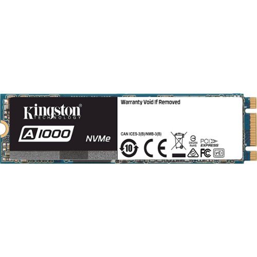 Kingston - 960GB Internal PCI Express 3.0 x2 (NVMe) Solid State Drive with 3D NAND Technology-Front_Standard 
