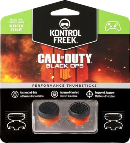  KontrolFreek - Call of Duty: Black Ops 4 Performance Thumbsticks for Xbox One - Black/Orange