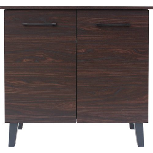 Noble House - Alpena Cabinet - Walnut/Sonoma Oak-Front_Standard 