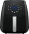 Gourmia - 4.5 qt. Digital Air Fryer - Black/Silver-Front_Standard 
