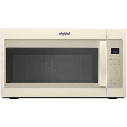 Photos - Microwave Whirlpool  1.9 Cu. Ft. Over-the-Range  - Biscuit WMH32519HT 