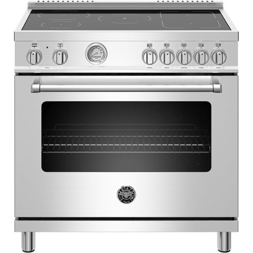 Bertazzoni - 5.9 Cu. Ft. Freestanding Electric Induction Convection Range - Stainless steel