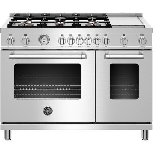 

Bertazzoni - Freestanding Double Oven Gas Convection Range - Stainless Steel
