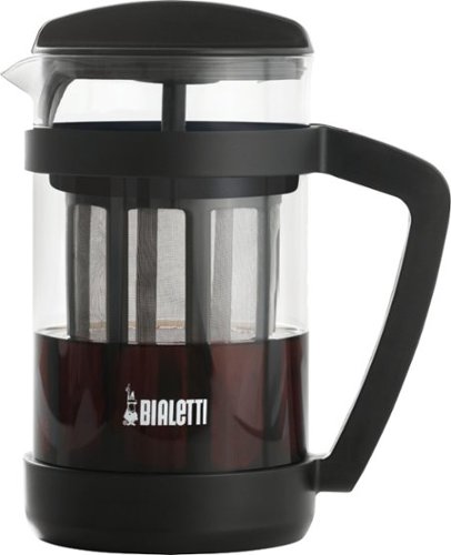  Bialetti - 12-Cup Coffee Maker - Glass/Black