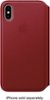 Apple - iPhone® X Leather Folio - (PRODUCT)RED-Front_Standard