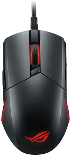 ASUS - ROG Pugio Wired Optical Gaming Mouse - Black-Front_Standard 