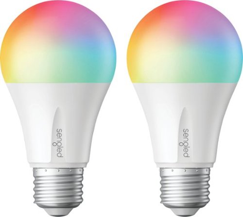 Sengled - Smart A19 LED 60W Bulbs Works with Amazon Alexa, Google Assistant & SmartThings (2-Pack) - Multicolor