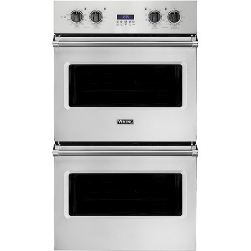 Viking - Professional 5 Series 29.5" Built-In Double Electric Convection Wall Oven - Stainless steel
