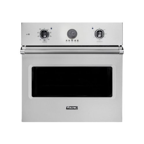 Viking - Professional 5 Series 26.5" Built-In Single Electric Convection Wall Oven - Stainless Steel