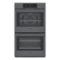 Bosch - 800 Series 30" Built-In Electric Convection Double Wall Oven - Black Stainless Steel-Front_Standard