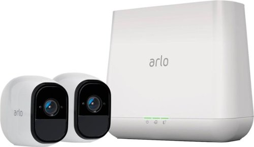  Arlo - Refurbished Good - Pro 2-Camera Indoor/Outdoor Wireless 720p Security Camera System - White