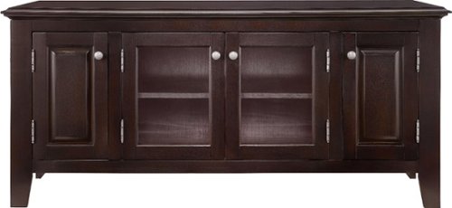 Insignia™ - TV Cabinet for Most Flat-Panel TVs Up to 60" - Espresso-Front_Standard 