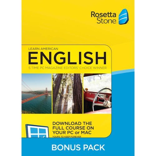  Rosetta Stone - Bonus Pack English (2-Year Subscription) - Android, Apple iOS, Mac OS, Windows