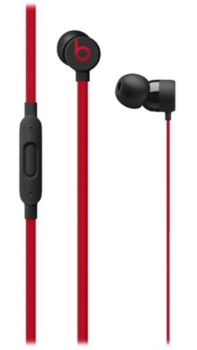 urBeats³ Earphones with 3.5mm Plug - The Beats Decade Collection - Defiant Black-Red-Front_Standard 