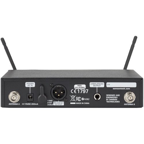 Samson Concert 99 80-Channel UHF Wireless Condenser Lavalier Microphone System WORLDWIDE DELIVERY