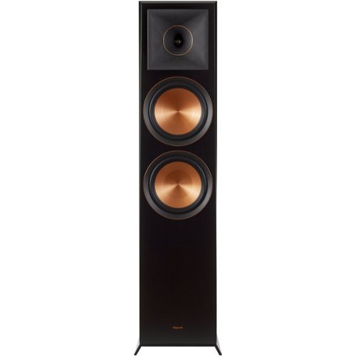 Klipsch - Reference Premiere Dual 8" 600-Watt Passive 2-Way Floor Speaker (Each) - Walnut-Front_Standard 
