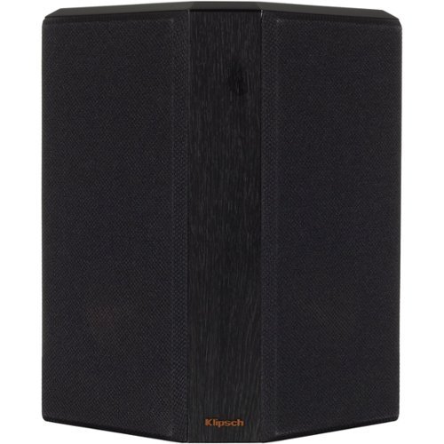 Klipsch - Reference Premiere Dual 5-1/4" 400-Watt Passive 2-Way Surround Channel Speakers (Pair) - Piano Black-Front_Standard 
