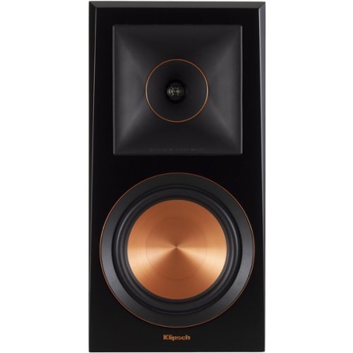 Klipsch - Reference Premiere 6-1/2" 400-Watt Passive 2-Way Bookshelf Speakers (Pair) - Walnut-Front_Standard 