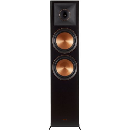 Klipsch - Reference Premiere Dual 8" 900-Watt Passive 2-Way Floor Speaker (Each) - Ebony-Front_Standard 