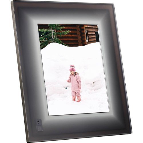 Aura - Smart 9.7" LCD Wi-Fi Digital Photo Frame - Charcoal-Angle_Standard 