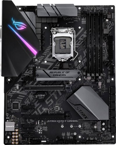 ASUS - ROG STRIX H370-F GAMING (Socket LGA1151) USB 3.1 Gen 1 Intel Motherboard with LED Lighting-Front_Standard 