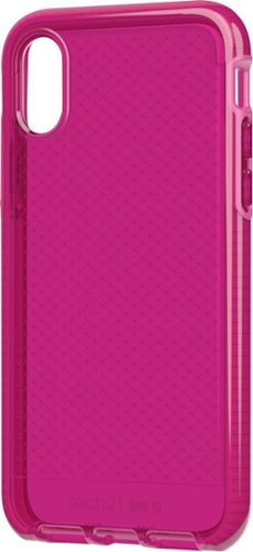 Tech21 - Evo Check Case for Apple® iPhone® X and XS - Fuchsia-Front_Standard 
