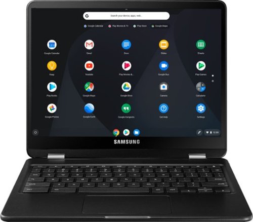  Samsung - Pro 2-in-1 12.3&quot; Touch-Screen Chromebook - Intel Core m3 - 4GB Memory - 32GB eMMC Flash Memory