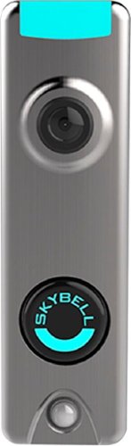  Skybell - Trim Plus Smart Wi-Fi Video Doorbell - Wired - Brushed Aluminum