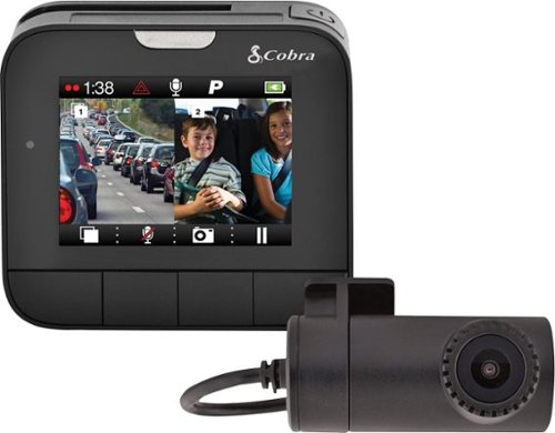 Cobra - Drive HD DASH2216D Front and Rear Camera Dash Cam-Front_Standard 