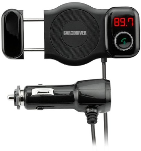 Car and Driver Vent Mount Bluetooth FM Transmitter - Black WORLDWIDE DELIVERY