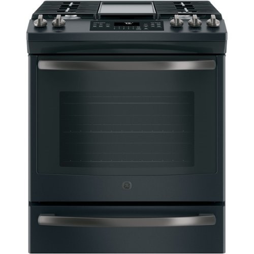 GE - 5.6 Cu. Ft. Slide-In Gas Convection Range-Front_Standard 