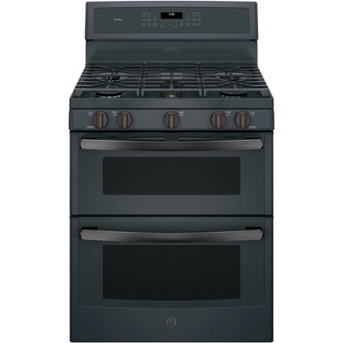 GE - 6.8 Cu. Ft. Freestanding Double Oven Gas Convection Range-Front_Standard 