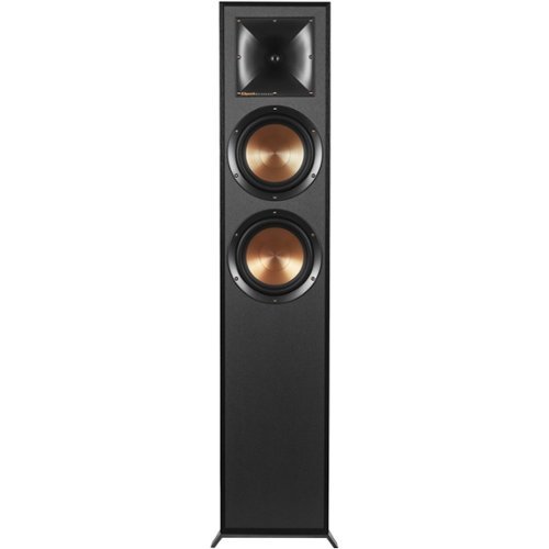 Klipsch - Reference Series Dual 6-1/2" Passive Floor Speaker (Each) - Black-Front_Standard 